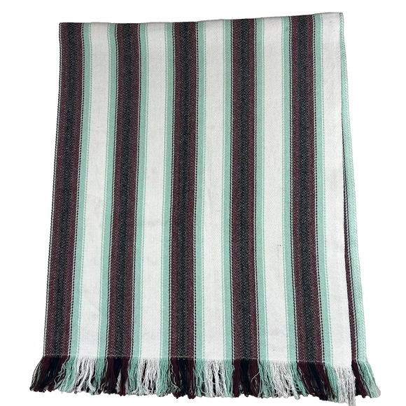 Original Senor Lopez Baja Blanket Beach Blanket Bora Bora Fringe 41"x72" Striped - Picture 1 of 11